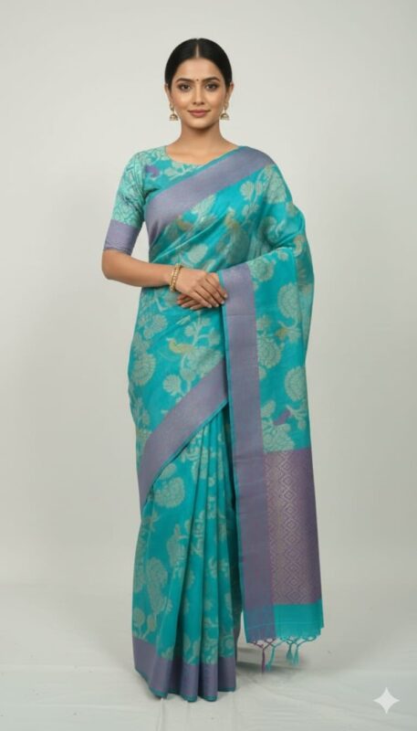 Baluchari Cotton Saree