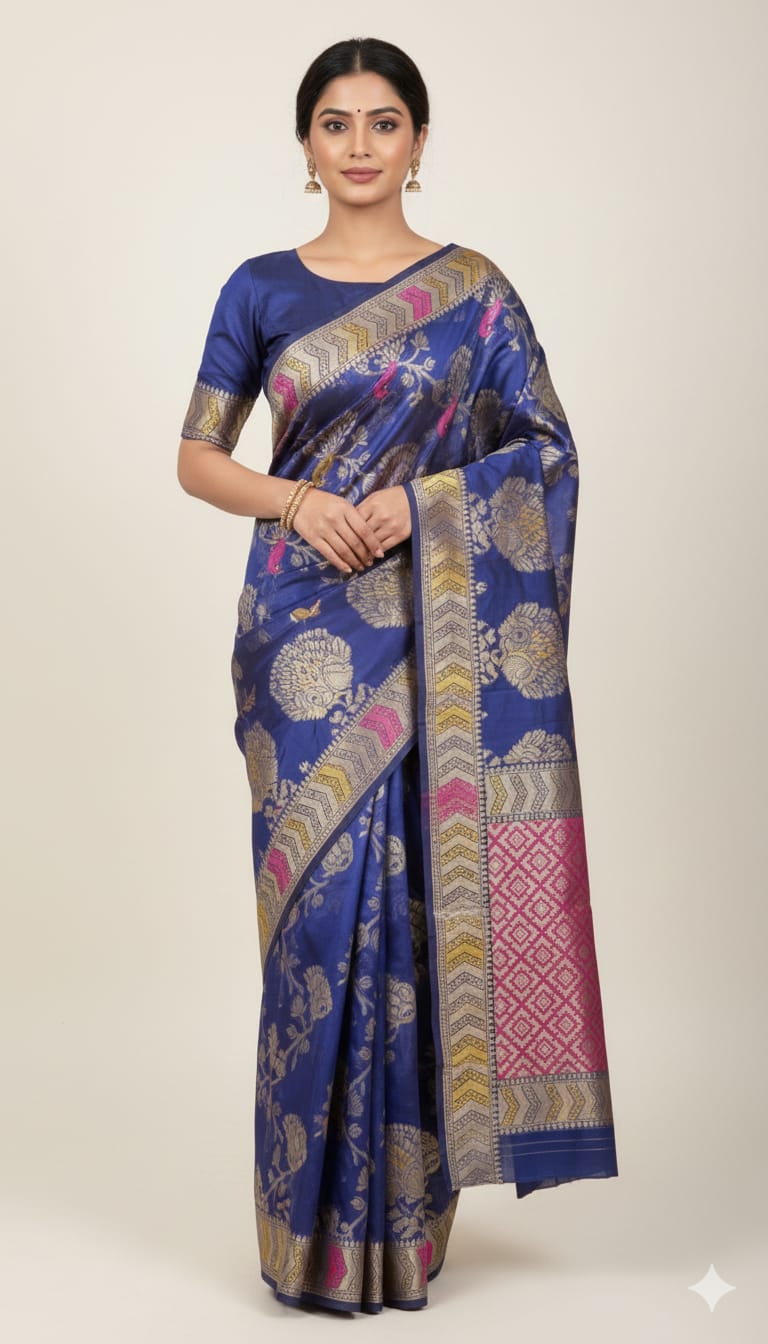 Baluchari Cotton Saree