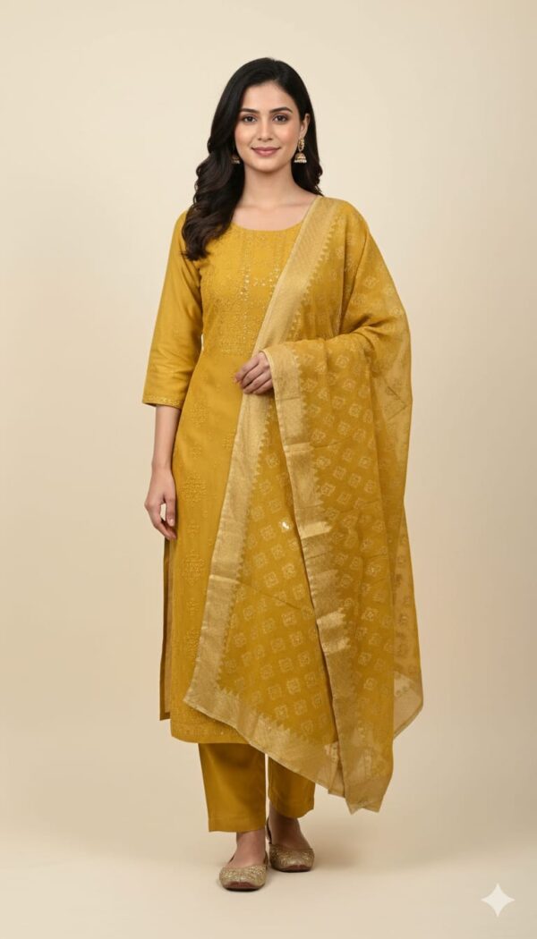 Malkha Silk Unstitched Suit