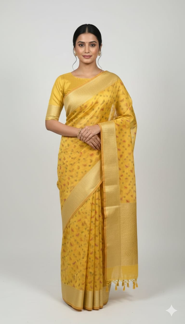 Chanderi Cotton Saree