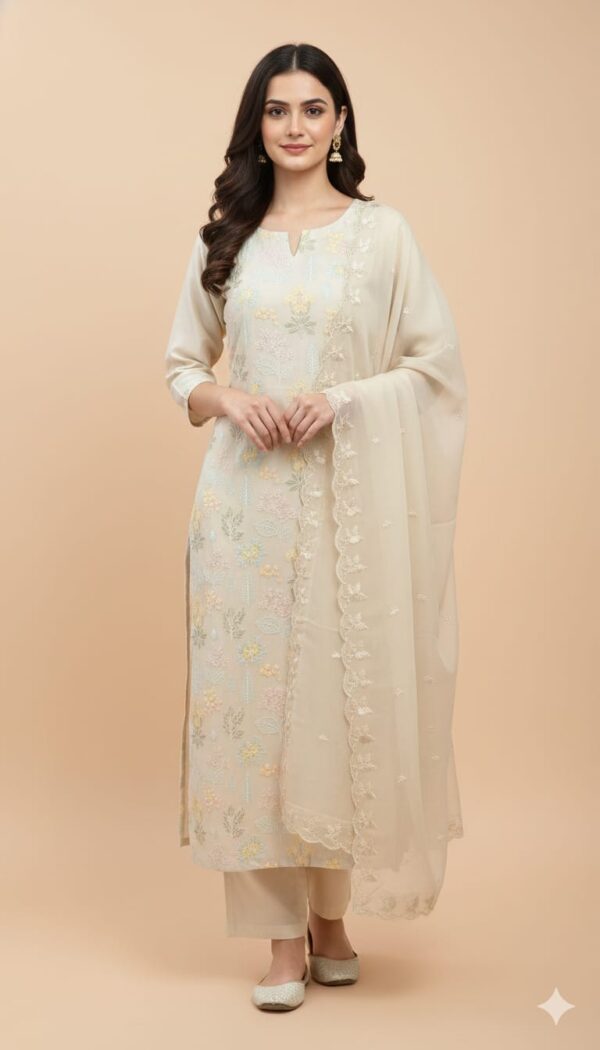Malkha Silk Unstitched Suit