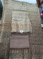 Bandhani Dola Silk Unstitched Suit