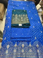 Bandhani Dola Silk Unstitched Suit