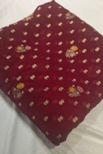 Premium Organza Fabric with Multicolor Zari Work | Rich Embellished Dress Material for Suit, Dupatta & Festive Wear - Image 2