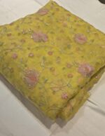 Premium Organza Silk Embroidery Fabric | Soft Sheer Dress Material for Suit, Kurti & Party Wear - Image 2