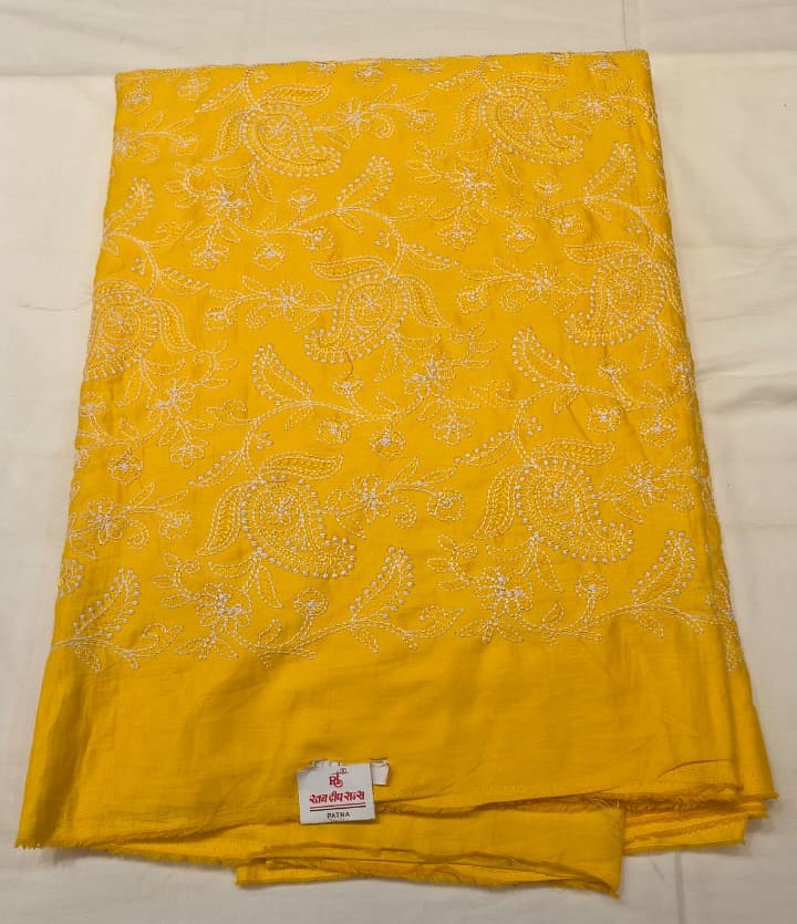 Chikankari Cotton Fabric