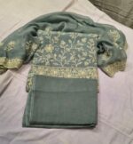 Elegant Organza Embroidered Suit Set with Chiffon Dupatta & Tapeta Bottom | Party Wear & Festive Ethnic Suit for Women - Image 5