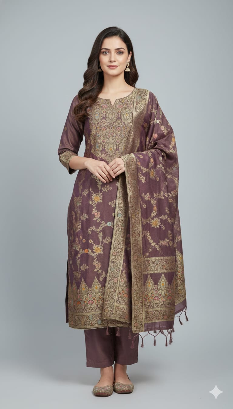 Dola Silk Suit Set