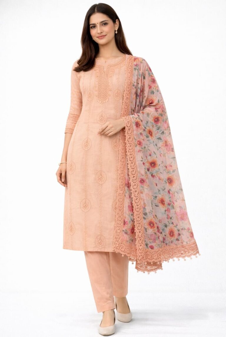 Cotton Unstitched Suit Set